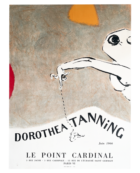 Original Poster Dorothea Tanning Le Point Cardinal - 1966 - Paris