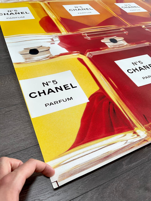 Original Vintage Advertising Poster By Chanel 1998 - CHANEL N5