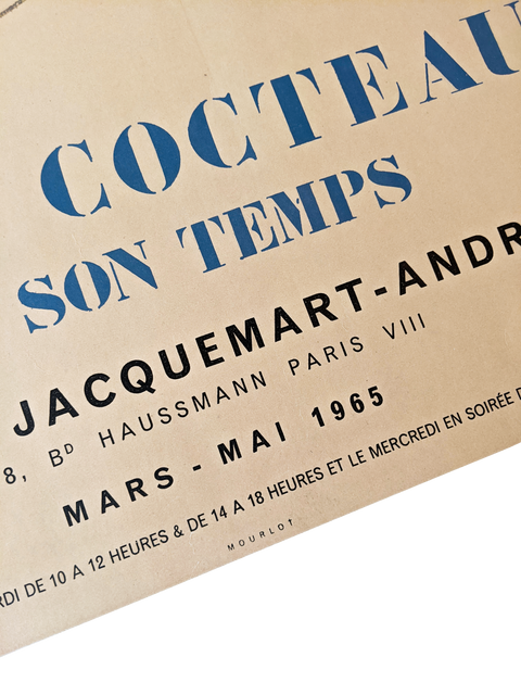 Original Poster Jean-Cocteau 1965 - Mourlot