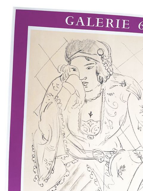 Original Matisse Poster 1955 Cannes, Mourlot