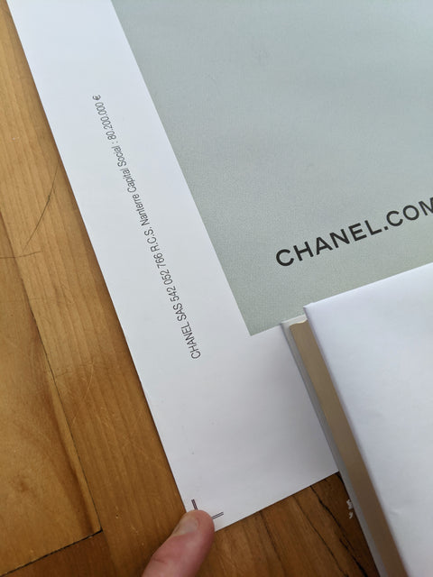 Original Chanel Poster 4x6 ft, Jardin Des Tuileries 2019 - Paris