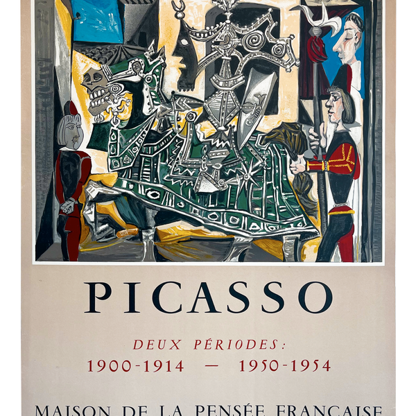 Original Exhibition Picasso Poster 1954 MOURLOT – nbmposter