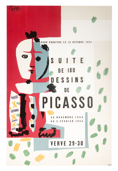 Original Pablo Picasso Poster - Verve Galerie - 1954