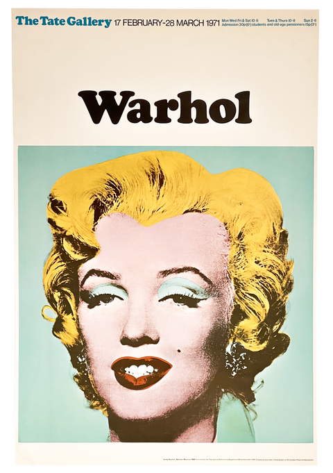 Original Andy Warhol Marilyn Poster - 1971