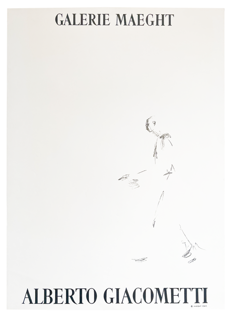 Original Poster Alberto Giacometti 1957 - Maeght