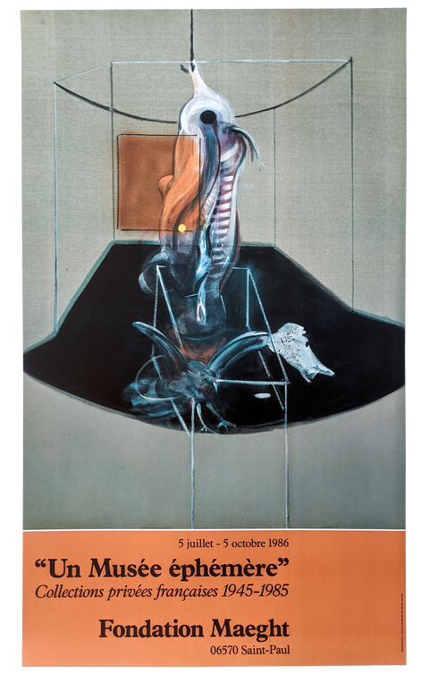 Original Exhibition Poster Francis Bacon 1986
