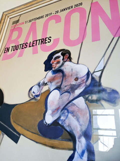 Original Large Poster Francis Bacon 2019 - Centre Pompidou - Big Size