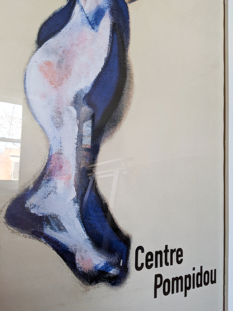 Original Large Poster Francis Bacon 2019 - Centre Pompidou - Big Size