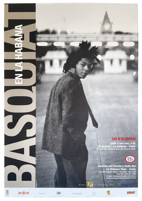 Original Basquiat Poster 2000 - Exhibition - « Basquiat à la Havane »