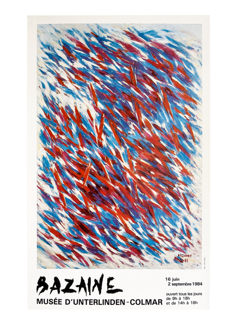 Original Poster Jean Bazaine 1984, Musée Colmar