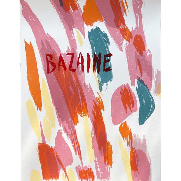 Untitled 1970 bazaine（バゼイン）ギャラリーポスター JEAN BAZAINE: Original Lithographic Exhibition Poster for