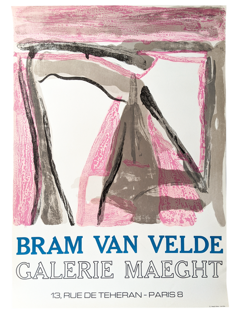 Original Poster Bram Van Velde 1975