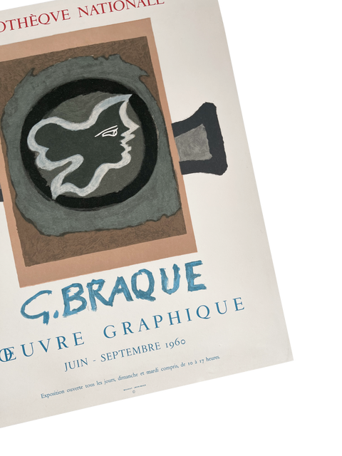 Original Georges Braque 1960 - Bibliothèqve Nationale - Maeght