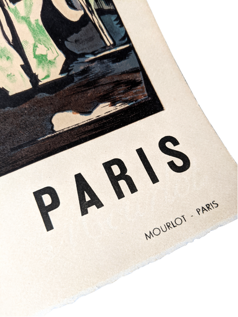 Original Georges Braque Poster Editions Pierre Tisné - Mourlot Paris 1953