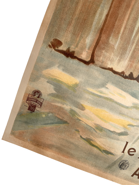 Original Cacao Van Houten Poster Imprimerie Courmont Freres