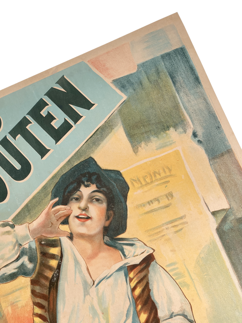 Original Cacao Van Houten Poster Imprimerie Courmont Freres