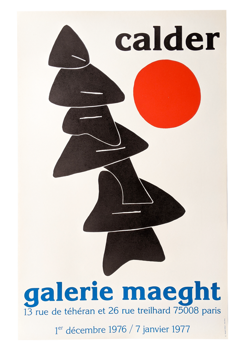 Original Poster Alexandre Calder Galerie Maeght, 1976