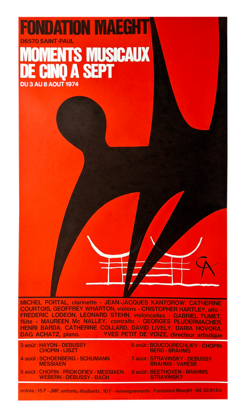 Original Poster Alexandre Calder - Maeght, 1974