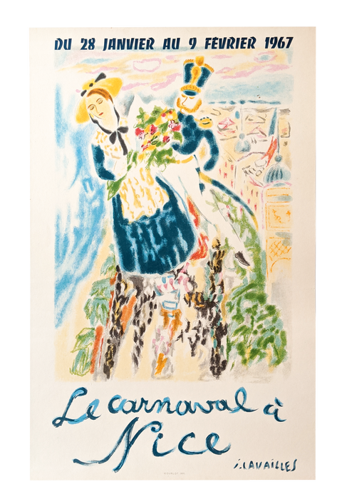 Original Jules Cavailles Carnaval Nice 1955