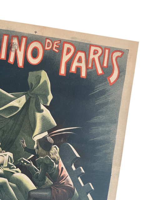 Original Poster Choubrac 1900 - Casino de Paris Les amoureux De Venise