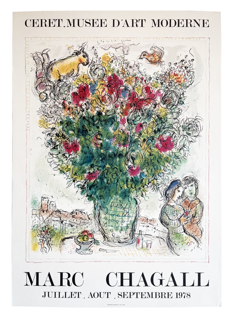 Original Marc Chagall Poster « Ceret Musée D’Art Moderne » - 1978