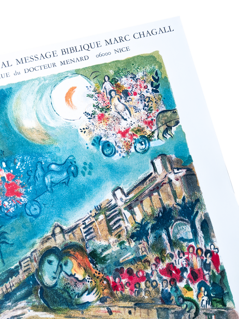 Original Poster Chagall "L'oeuvre Gravé" - 1987