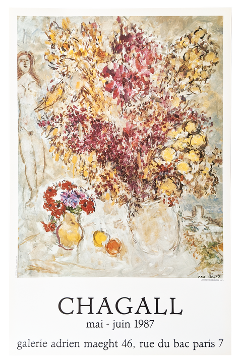 Original Poster Chagall 1987 - Galerie Maeght