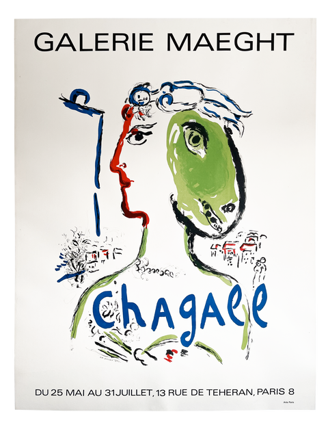 Original Marc Chagall poster Maeght 1972 - Big Size