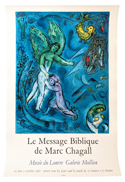 Original Marc Chagall - Message Biblique 1967