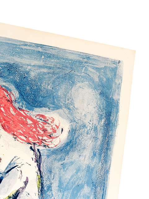 Original Poster By Marc Chagall - Nice, Soleil Fleurs - 1962, Mourlot