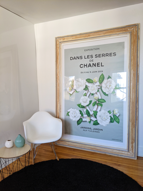 Original Chanel Poster 4x6 ft, Jardin Des Tuileries 2019 - Paris