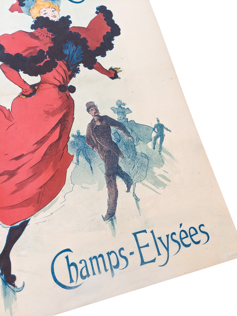 Original Poster By Jules Cheret, Palais De Glace - Champs Elysée - 1894