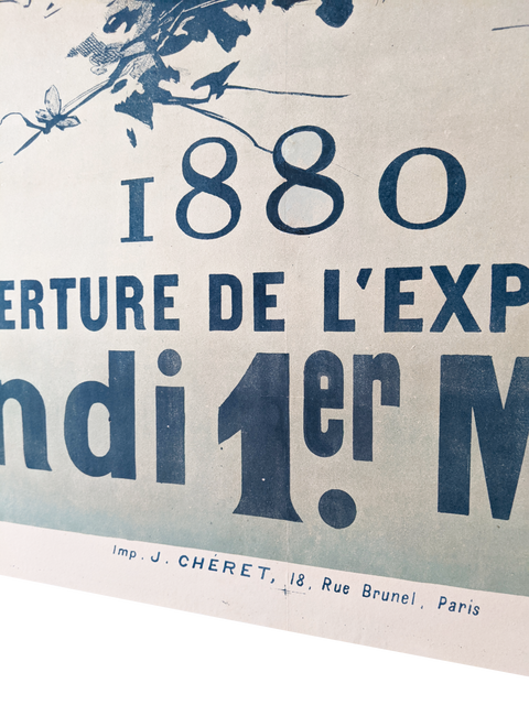 Original Poster Jules Cheret "Printemps" 1880