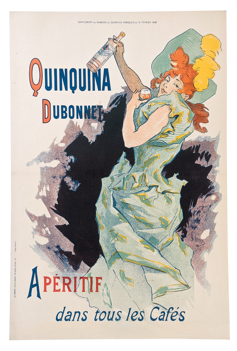 Original Poster By Jules Cheret, Quinquina - 1895