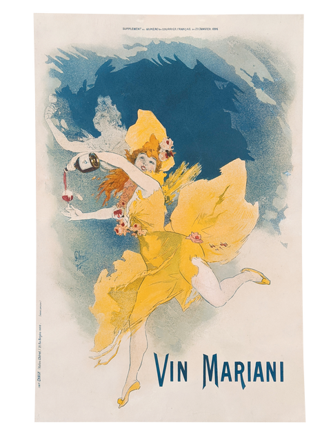 Original Poster By Jules Cheret, Vin Mariani - 1895
