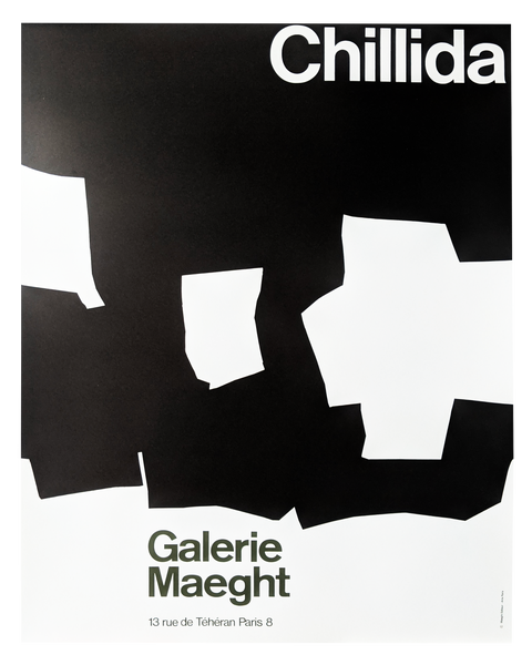 Original Lithography Poster Chillida Maeght - 1970