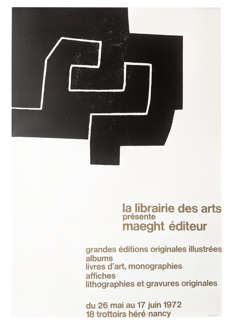 Original Lithography Poster Chillida - Maeght 1972