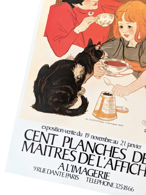 Original Exhibition Poster Compagnie Française des chocolats - Steinlen