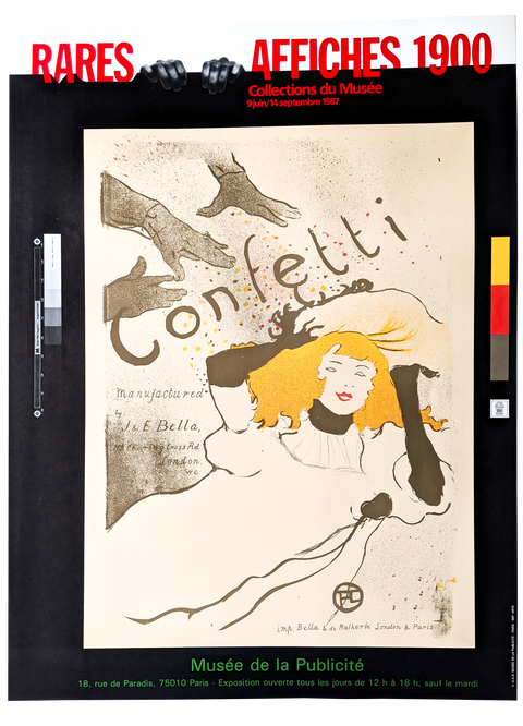 Exhibition Poster, Musée de la publicité Confetti