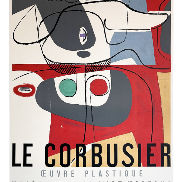Original Poster Le Corbusier - Musée National D'Art Moderne, 1954
