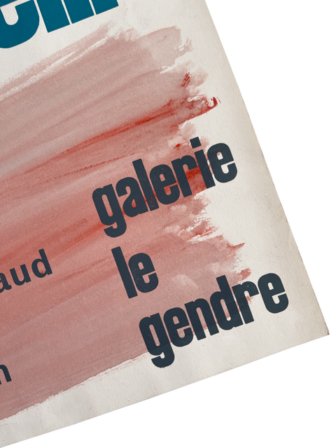 Original Corneille Poster 50 Gouaches, Galerie Le Gendre Paris - 1958