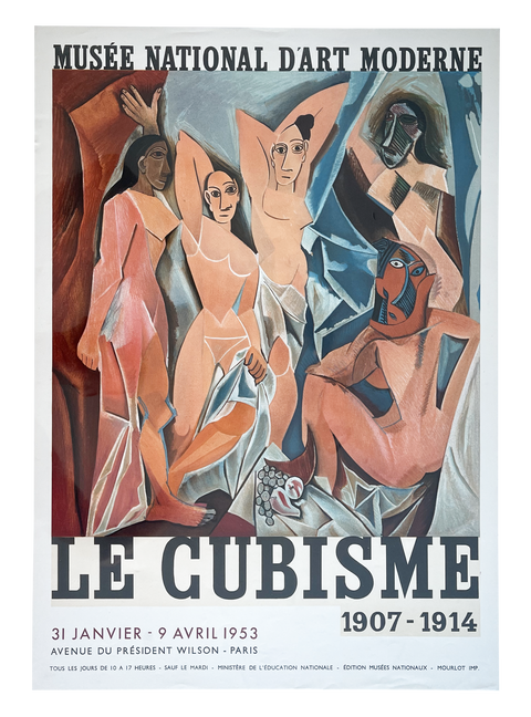 Original Pablo Picasso Le Cubisme "Les Demoiselles D'Avignon", 1953 - Mourlot