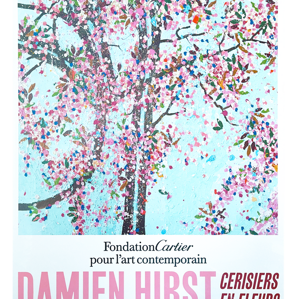 Original Poster by Damien Hirst, Exhibition At Fondation Cartier