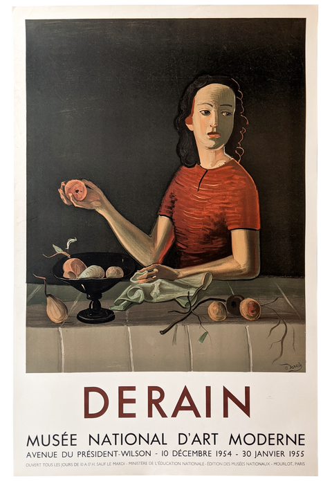 Original Poster Andre Derain Musee Nation Art Moderne - 1954