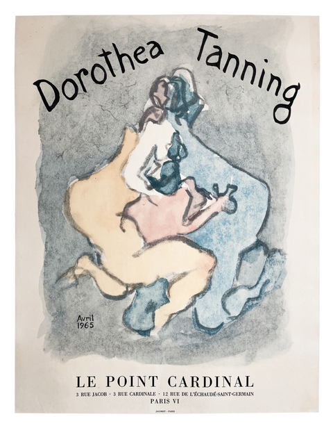 Original Poster Dorothea Tanning Le Point Cardinal 1965, Paris
