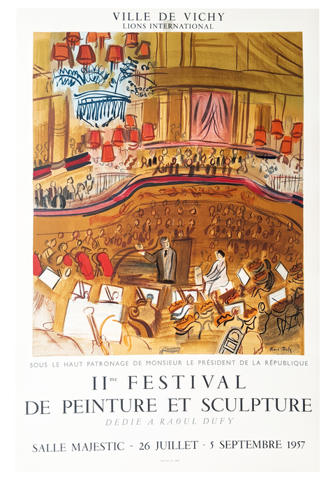 Original Poster Raoul Dufy 1957
