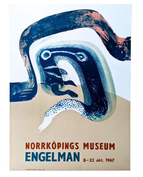 Original Poster Martin Engelman 1967, Norrkopings Museum