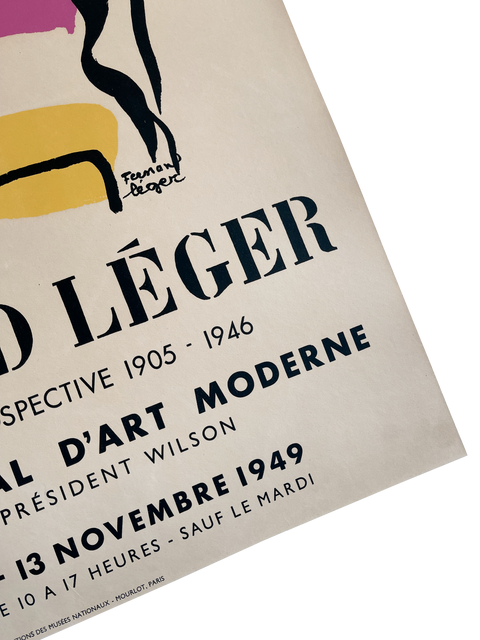 Original Fernand Leger Poster 1949 - Mourlot