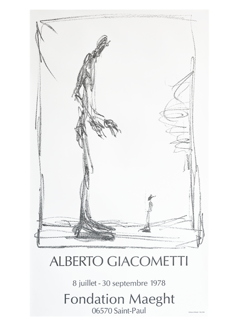 Original Giacometti Poster 1978 Maeght