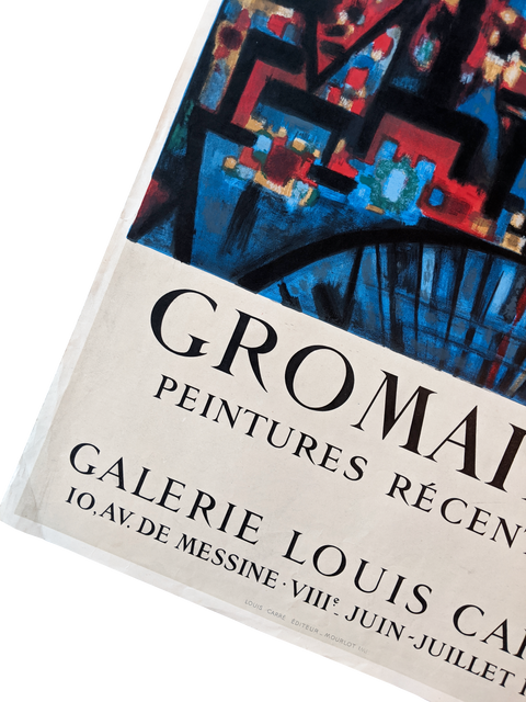 Gromaire Exhibition imp. Mourlot - 1954
